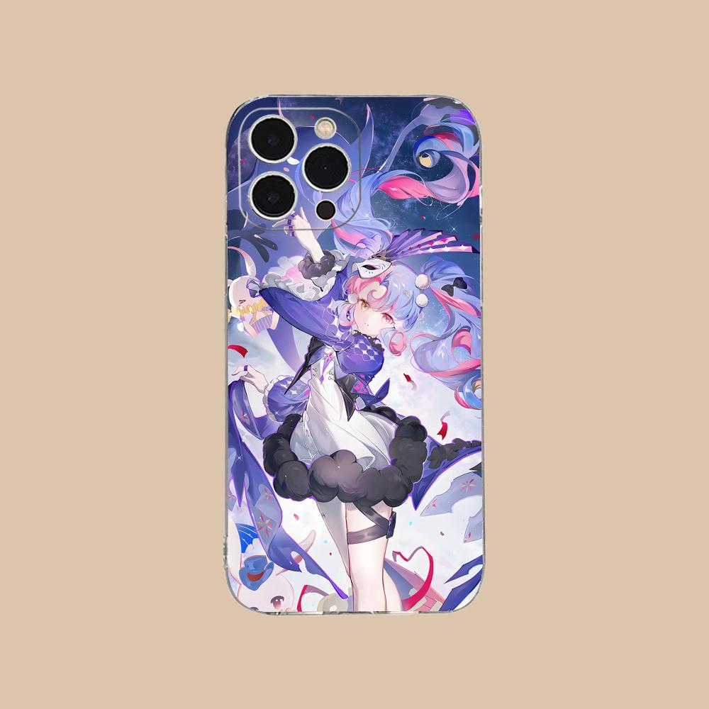 Wuthering Waves Roccia Phone Case for iPhone 17 16 15 14 13 12 11 X XR XS Air Pro Max Plus Mini Clear Colorful Cover Pretty