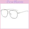 Blue Light Blocking Glasses Women Men With Metal Frame Polished Finish For Office And Casual Wear