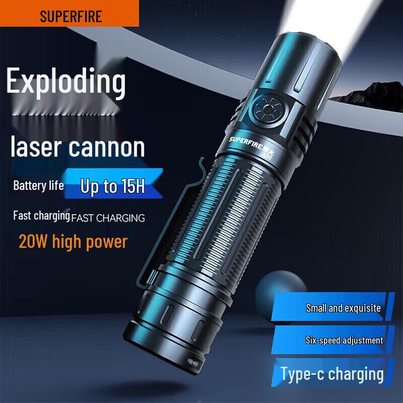 Shenhuo High-Intensity Rechargeable LED Flashlight