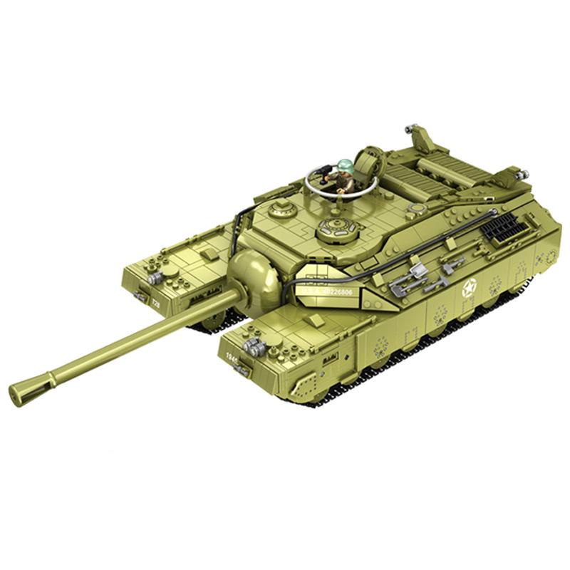 Panlos Tank T95/T28 Model Building Blocks - Military Style Educational Toy 62801