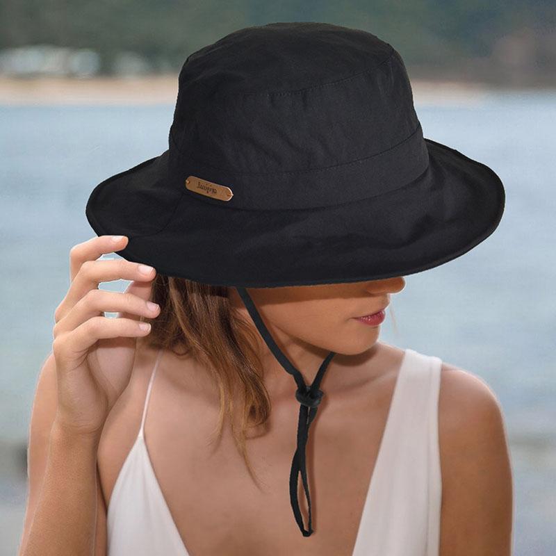 Damen Sommer UV-Schutz Sonnenhut, Wasserabweisende Faltbare Leichte Kappe, Reisefreundlicher Sonnenschutzhut