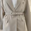 Style Womens Minimalist Waist Belt Metal Pin Buckle Dress Suit Shapewear Belt