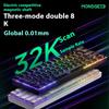 Monsgeek Fun60 Magnetic Switch Keyboard Tri Mode  Wireless Mechanical Keyboard Custom 8KHz RT0.01 Magnetic Keyboard PC Accessory