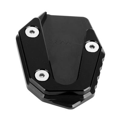 Side Stand Pad, Qiilu Motorcycle Kickstand Pad Support, Parking Kickstand Extension Pad Side Stand