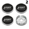 1 Set / 4 Pezzi Tappo OD 50MM / ID 45MM Per Cerchi SPORT X-TUNING SPEED RACING POWER Logo Coprimozzo Ruota Coprimozzo Ruota Auto Sportiva
