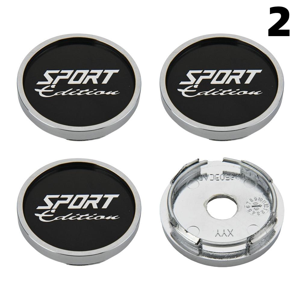 1 Set / 4 Pezzi Tappo OD 50MM / ID 45MM Per Cerchi SPORT X-TUNING SPEED RACING POWER Logo Coprimozzo Ruota Coprimozzo Ruota Auto Sportiva