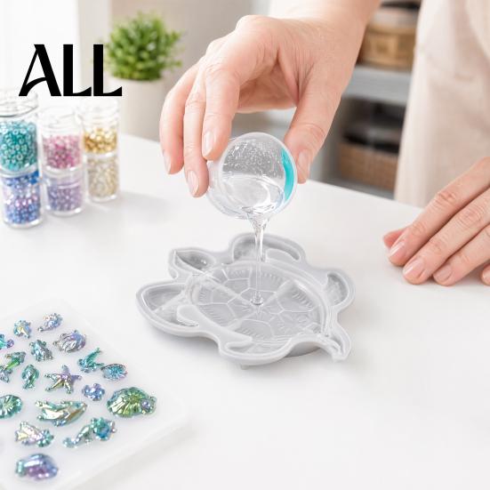 Reusable Silicone Mold for Resin Large Sea Turtle Mold, 3D Epoxy Casting, Detailed Marine High Quality Casting Animal Molds Wall Hanging Decoration,