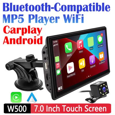 7 Zoll HD Bildschirm Autoradio Audio Stereo Kabellos Carplay Android Auto Bluetooth5.0 Multimedia Player Autoradio Eingebauter Lautsprecher
