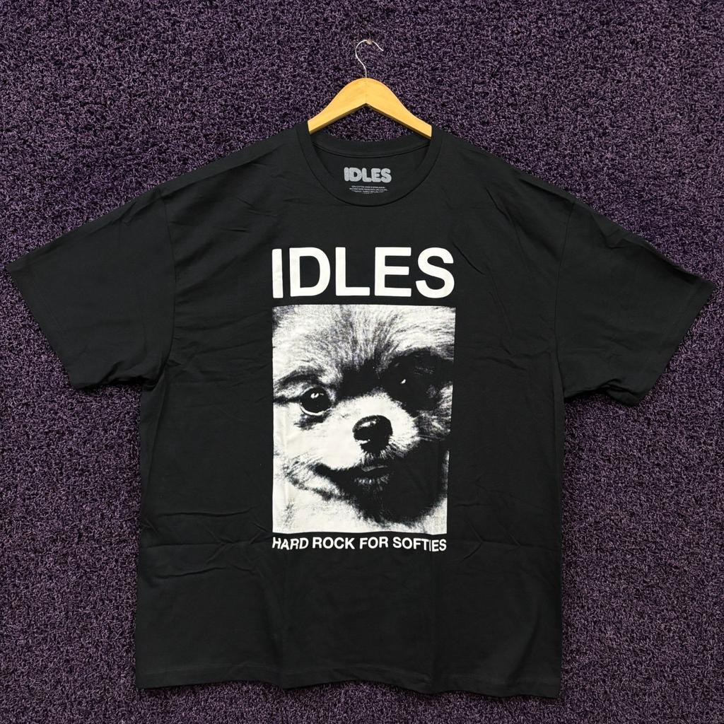 Idles Hard Rock for Softies Pomeranian Poster T-Shirt XXXL