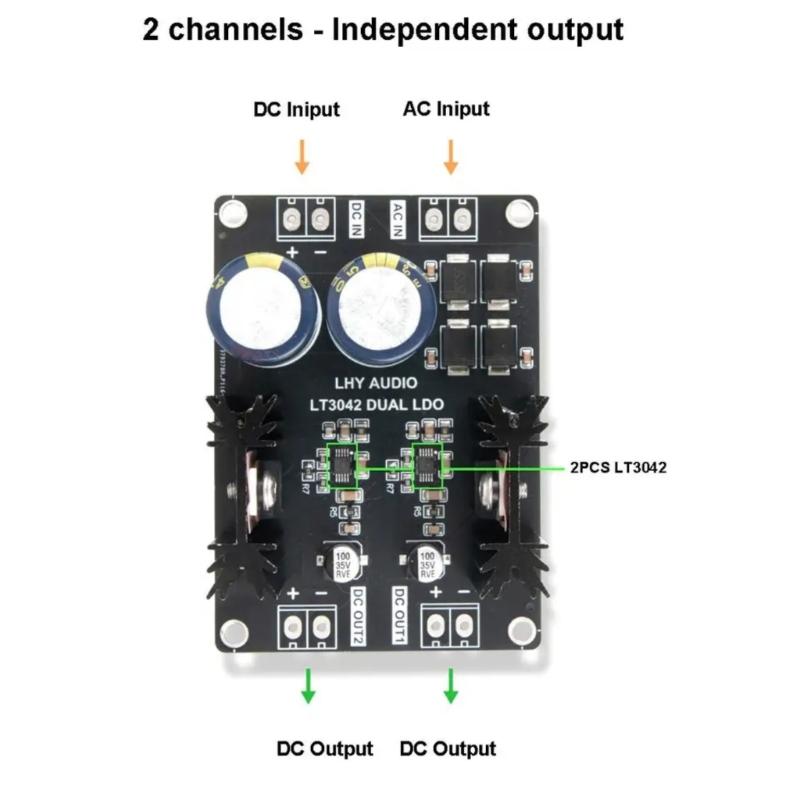 Double Output Low Noise Voltages Regulator High Accuracy Wide Input Voltages and Thermal Optimization for Electronics