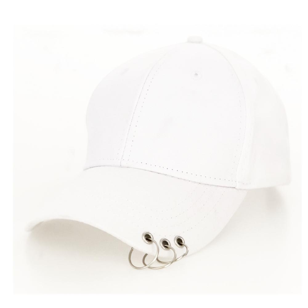 High Quality Adjustable Baseball Hat With Ring Outdoor Sports Sun  For Women Men Fashion Snapback Cap