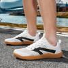 Men Barefoot Casual Flats Black Wide Head Driving Shoes White Sneakers Yoga Fitness Shoes Large Size