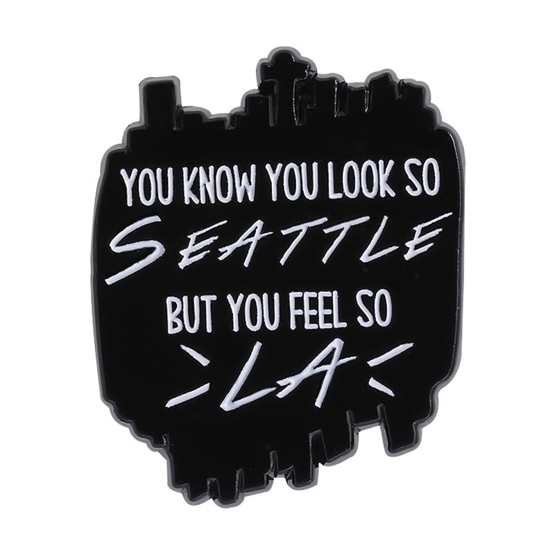 Inspirational Quotes Enamel Pins Custom YOU WILL REMEMBER ME FOR CENTURIES Brooches Lapel Badges Clothes Jewelry Gift Friends