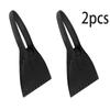2PCS Car Ice Scrapers Silicone Car Snow Brush Soft Anti-skid Handle Ice Scraper Auto Snow Shovel Removal Car Winter Accessories