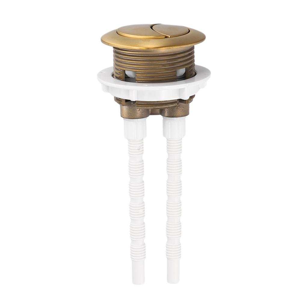 Botón de Cisterna de Latón Cepillado Dorado Compatible de 38 mm para Reformas