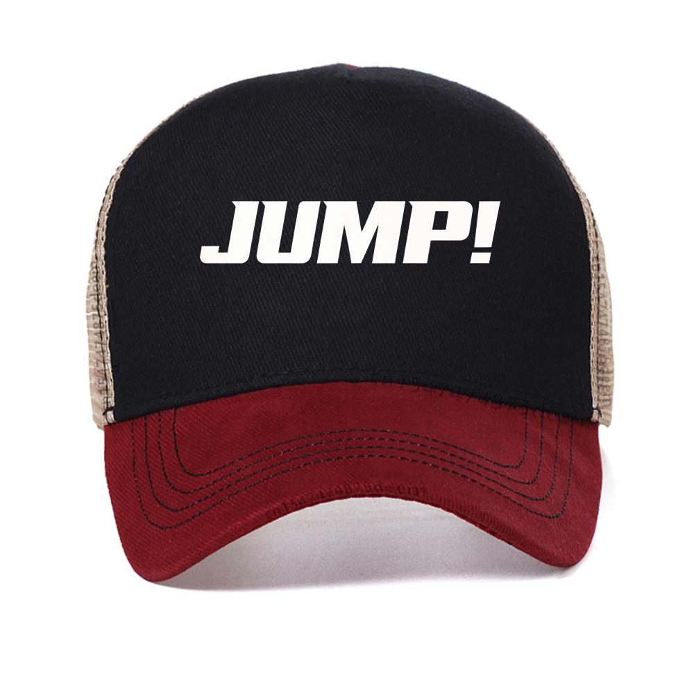 

Кепка-тракер Jump Single Graphic летняя новая мужская мода унисекс для улицы повседневная дышащая сетка Snapback кепки Adjustable красный