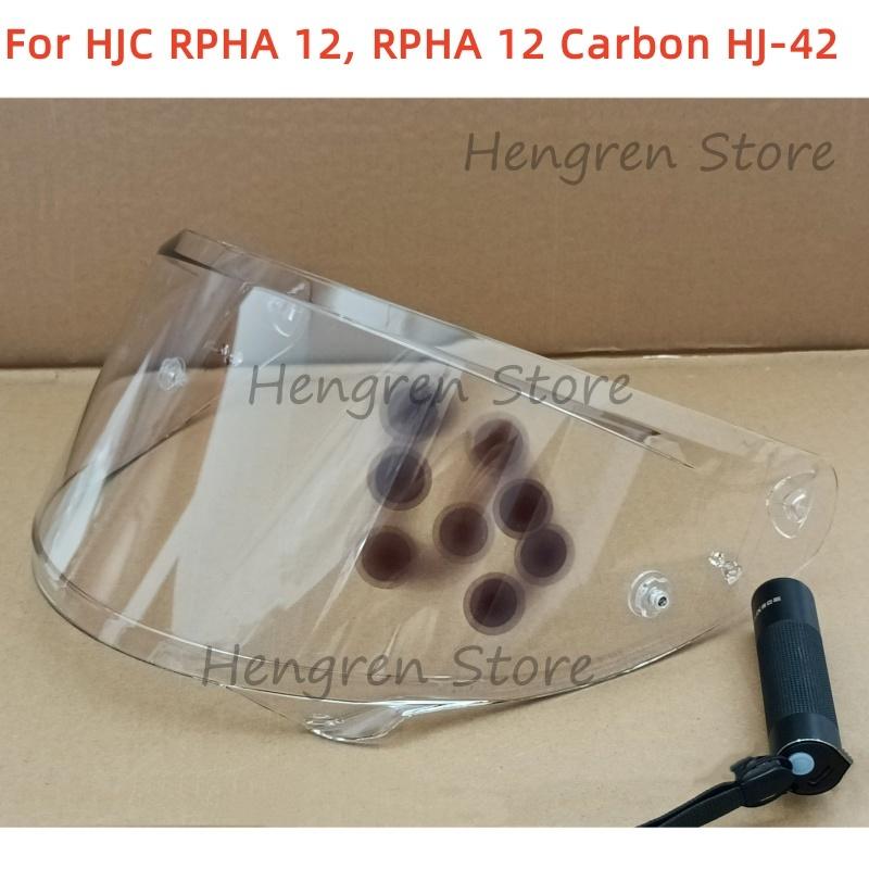 Helmet Visor for HJC RPHA 12 RPHA 12 Carbon HJ-42 HJ 42 Sun Visor Shield Glass Windshield Viewfinder Motorcycle AccessoriesSpeed Sensors 6