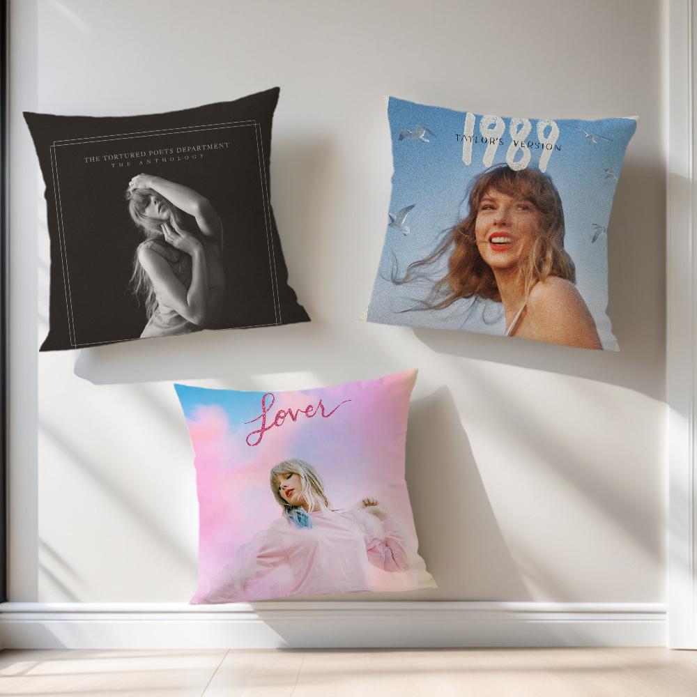 Taylor Singer S-Swift cushion cover soft Comfortable Pillow Case for Sofa Living Room Home office Decor Protective Covers