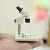Dollhouse Miniature Microscope Realistic Plastic Mini Laboratory Equipment Experimental Scene Decor Toy Play House Supplies