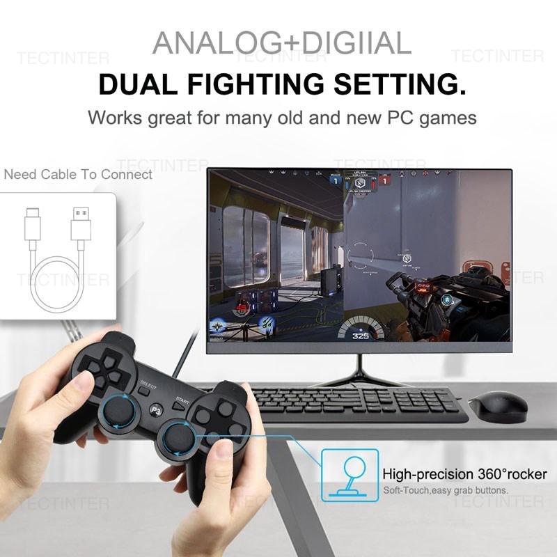 Bluetooth-Compatible Wireless Controller For PS3 Joystick Gamepad For PlayStation 3 Controle Accessories USB PC Game Controller