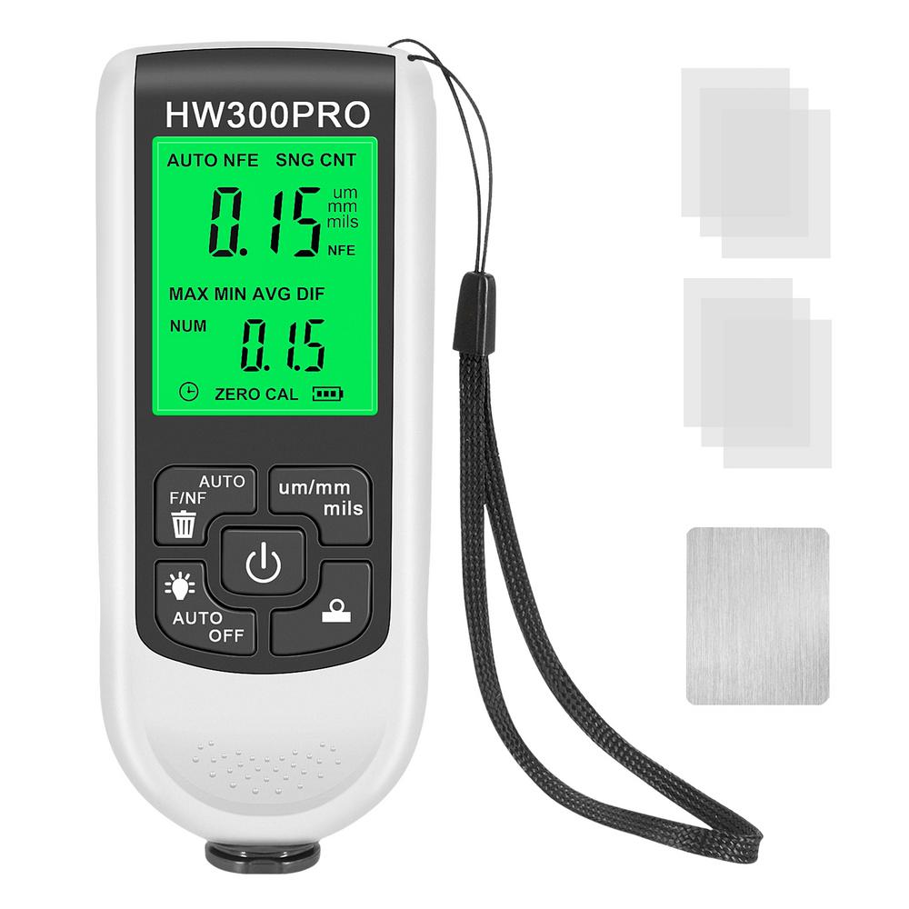 

Цифровой толщиномер для измерения толщины лакокрасочного покрытия автомобиля, толщиномер покрытия, инструменты для проверки автомобильных аксессуаров белый