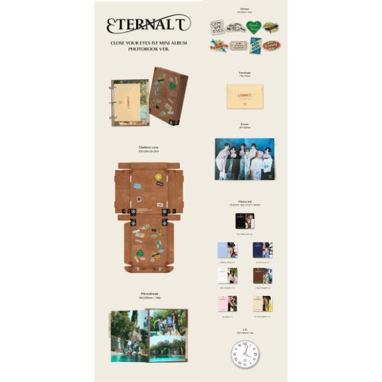 PHOTOBOOK Ver CLOSE YOUR EYES The 1st Mini Album ETERNALT