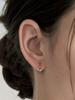 Hei [Sv925]Crystal Hook Earring
