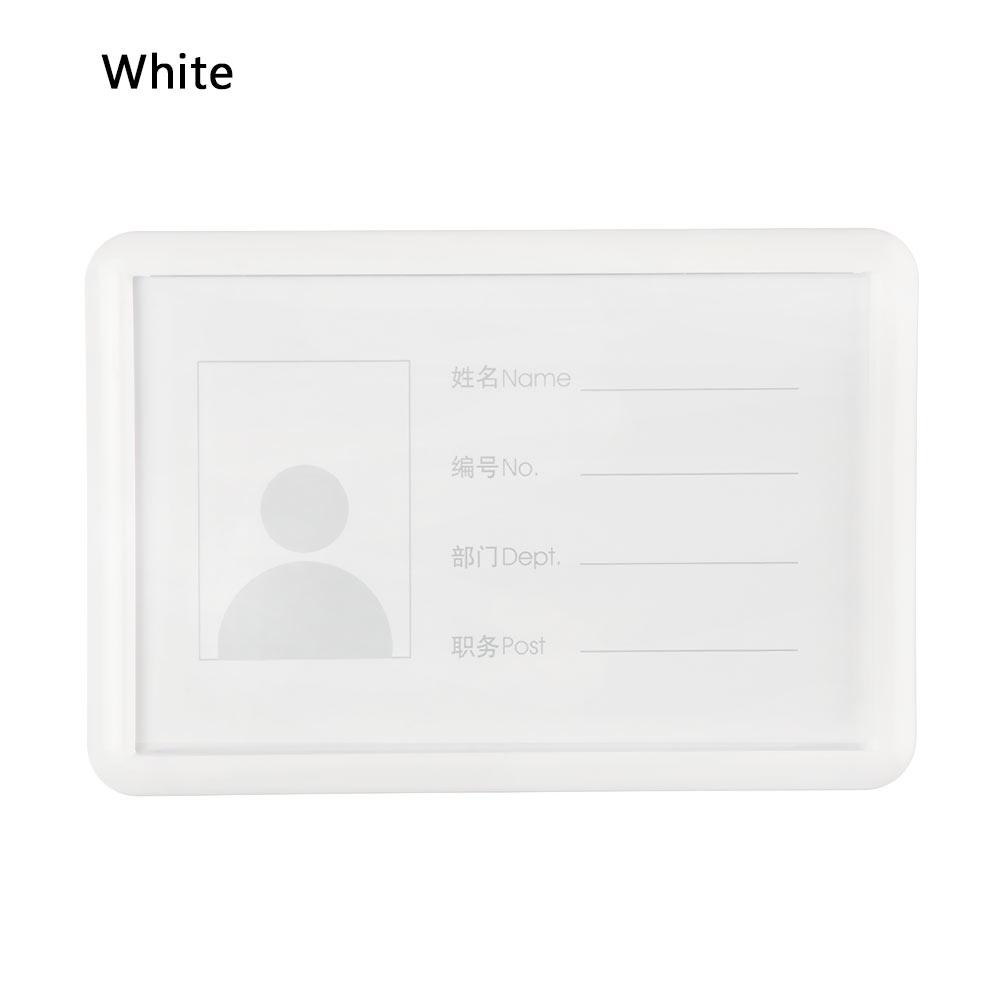 Name Tags Bank Credit Card Business ID Badge Holder Card Bag Card Holder With Pin Clip Badge Case