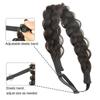 Adjustable Braided Hair Headband Golden/Brown/Black Handmade Hair Band  Women
