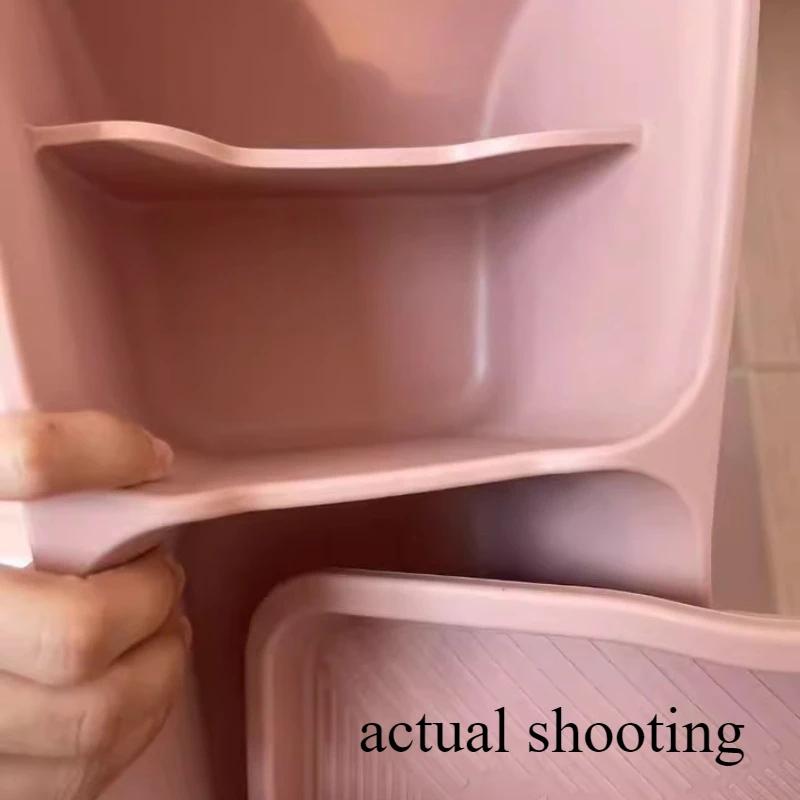 Double Storage Storage Box For BYD Seagull Central Control Storage Box Armrest  Silicone Interior Supplies Silent Car Accessorie