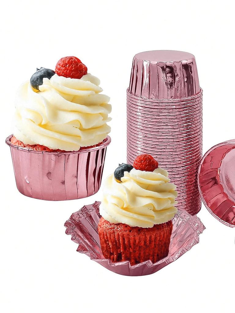 50PCS Pack Muffin Cupcake Liner Cake Wrappers DIY Baking Cup Tray Case Cake Paper Cups Pastry Tools Party Supplies