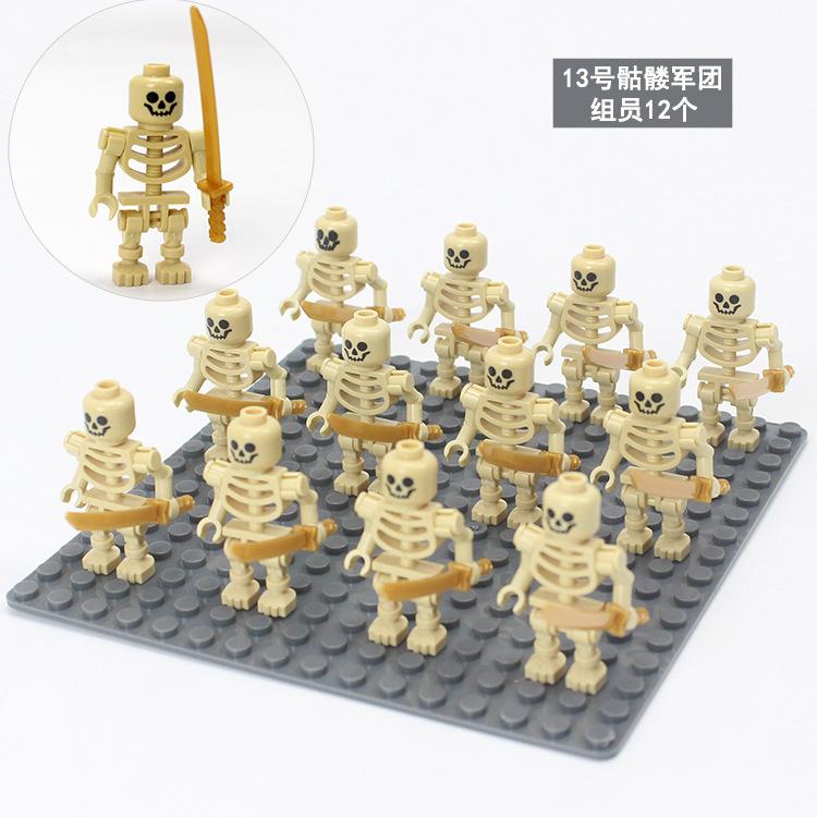 

Soldier building blocks selling skulls, ninja bones and skull bodies, birthday gifts, Christmas gifts, children s toys.