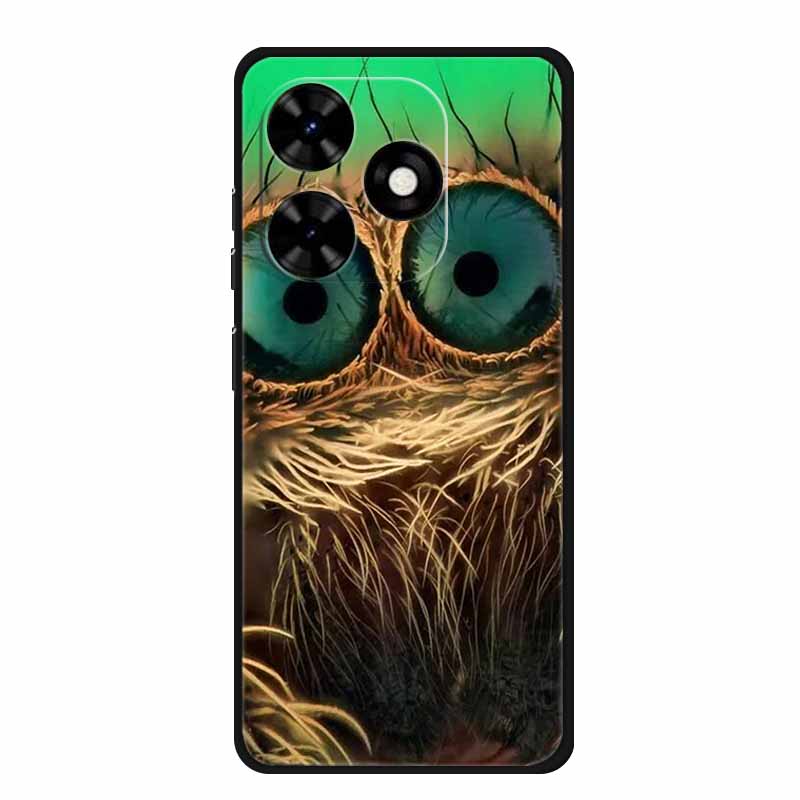 For Tecno Spark Go 2024 Case Luxury TPU Silicone Soft Back Cover Phone Cases for Tecno SparkGo 2024 BG6 Shockproof Flower Fundas