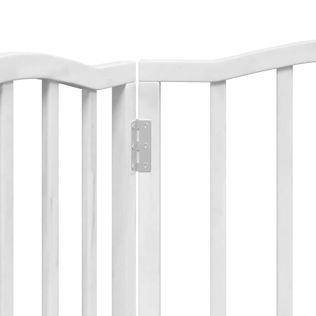 Vidaxl Foldable Pet Safety Gate, 3 Panels, White, 150Cm