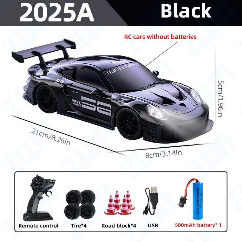 2026 Professional 1/24 RC Car 2.4G High Speed Drift 4WD Remote Control Car with Led Light Radio Controlled Racing Model Boy Toy Best Gifts with Handle