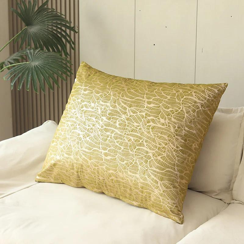 55/60/70/80CM Peach velvet Large Square Pillowcase Coffee Sofa Back Huge Cushion Cover Washable Living Room Bedroom Pillow Cases