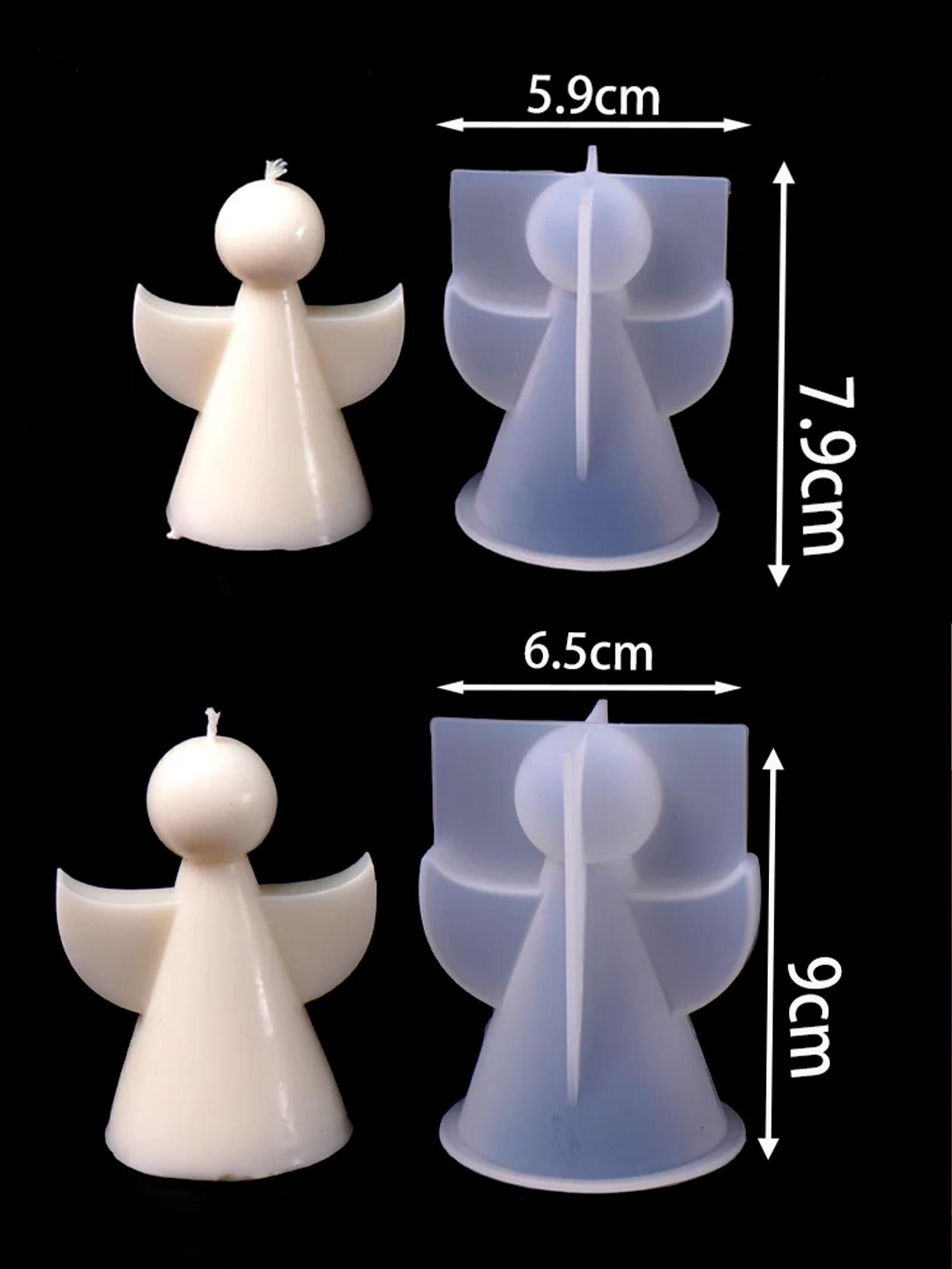 

Простая силиконовая форма для свечи «Маленький ангел», сделай сам, креативное мыло ручной работы, бетон, гипс, литье, смоляные формы, домашний декор, рождественский подарок