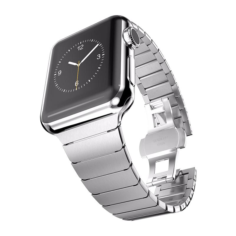 Luxury Titanium Color Band for Apple Watch Ultra 49mm 8 7 41 45mm Stainless Steel Strap for IWatch 6 5 4 3 42 44mm 40mm Bracelet