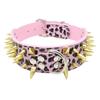 Cool Spikes Studded Dog Collar 2" Wide PU Leather Large Dogs Collars Pitbull German Shepherd Big Dogs Collars Pet Supplies XS-L