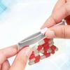 Medicine Organizer 7 Colors Self Sealing Translucent Medicine Bags Trave 7pcs Pill Pouch Bags Reusable Zippered Pill Pouch Set
