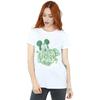 Disney Womens/Ladies Mickey Mouse Shamrock Pizza Cotton Boyfriend T-Shirt
