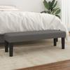 Day and Night - Day and Night Gray Synthetic Leather Bench 100x30x30 Cm