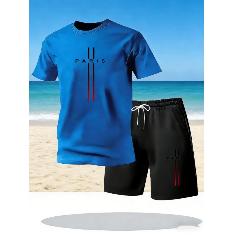 2026 Men's Short Sleeve Cotton T-Shirt round Neck Printed Summer Fashion Streetwear Hip Hop Loose Fit Casual Shirt