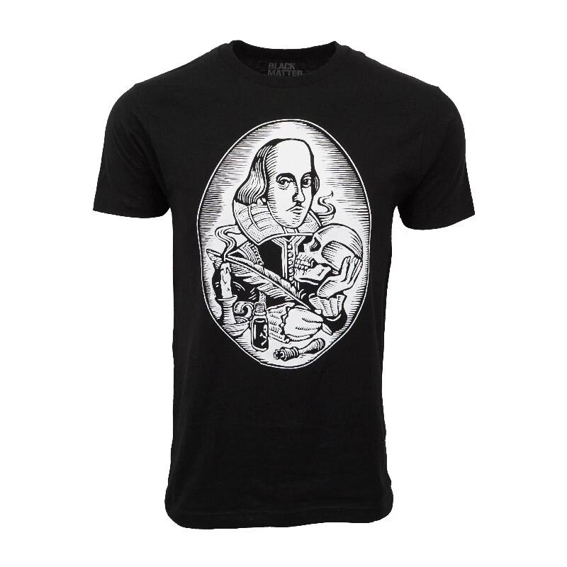 BLACK MATTER POISON SKULL MENS T SHIRT XL