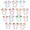 Football Headband for Women Men Soccer Cheering National Flag Hairband Game