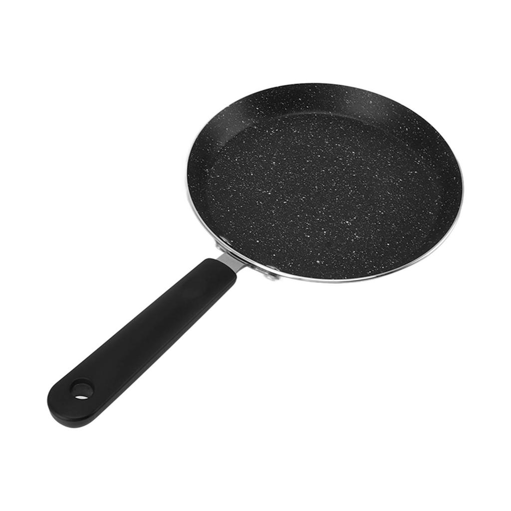 Crepe Pancake Pan Nonstick Round Shape Aluminum Alloy Portable Griddle Pancake Maker Pan 10in