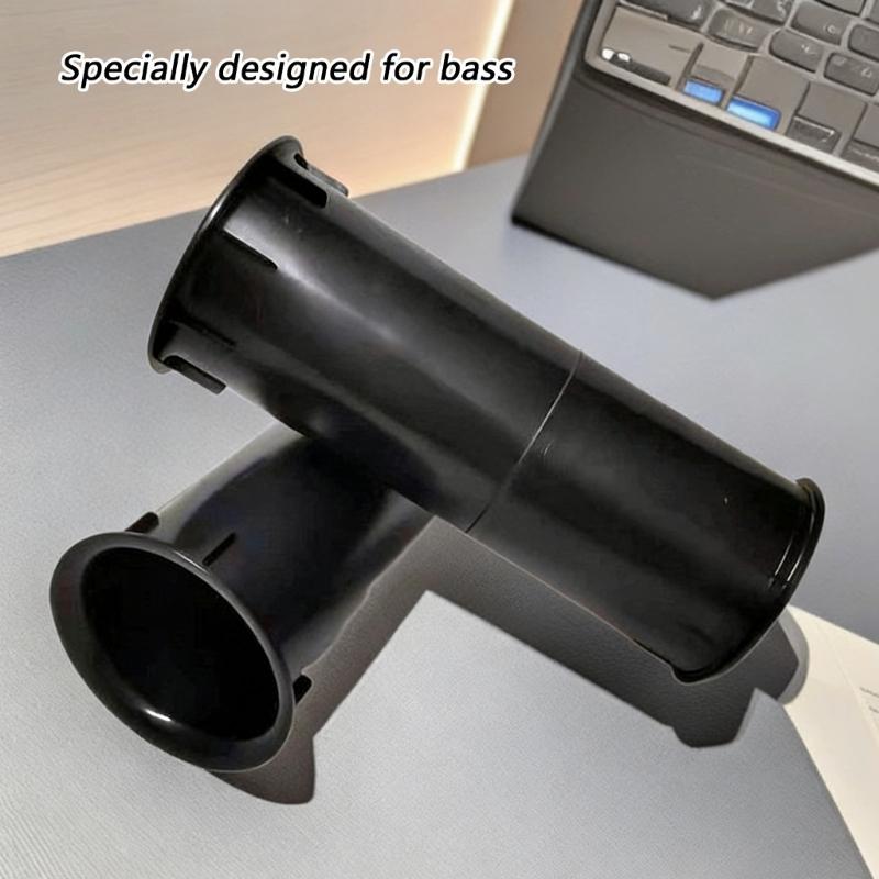 Durability ABS Extended Bass Port Tube for Subwoofer Bass Boost Portable User Friendly Construction Universal Fit