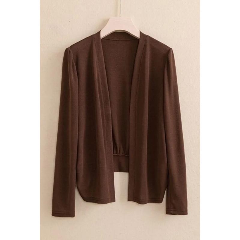 New Autumn Women's Spliced V-neck Fashionable Solid Color Versatile Casual High-end Knitted Versatile Top