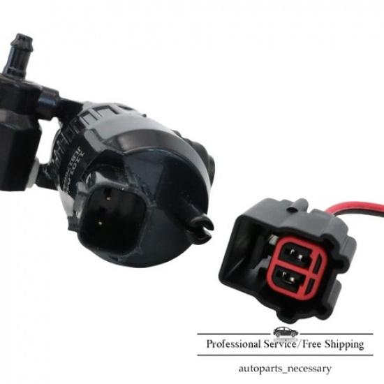 NEW Windshield Washer Pump with Connector For Ford 2011-19 Fiesta 2009-19 FLEX