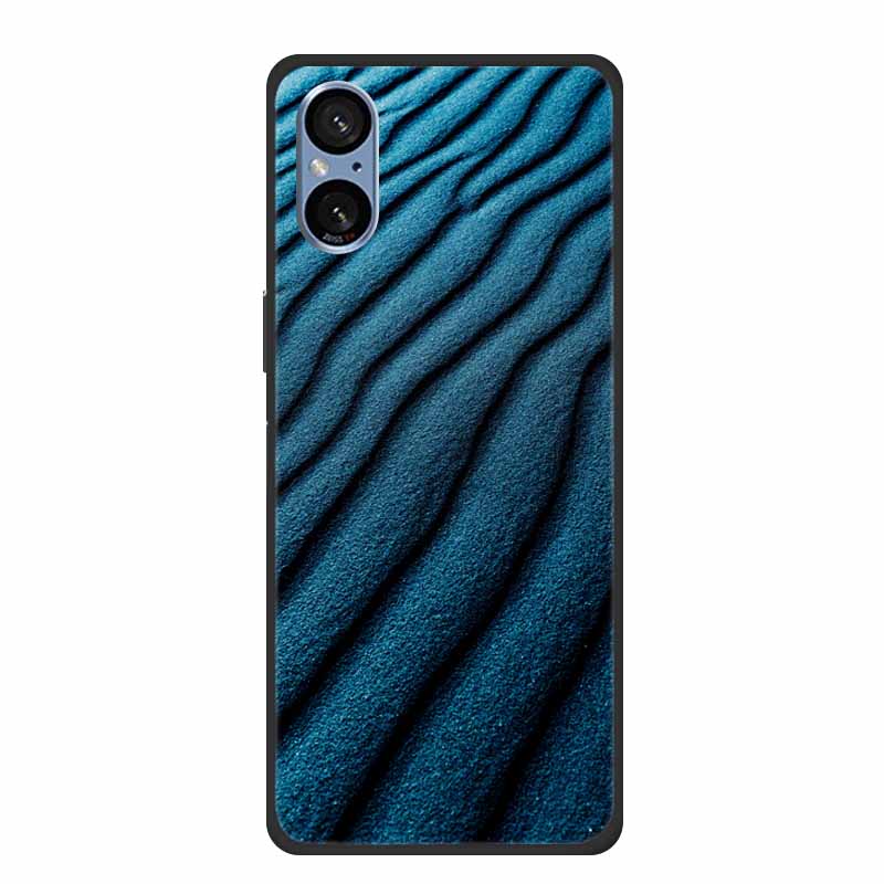 Coole Silikonhülle für Sony Xperia 5 V Hülle Gedruckte Mode Weiche Rückseite für Sony Xperia 5V Hülle Schutzhülle Gedruckte Schalen